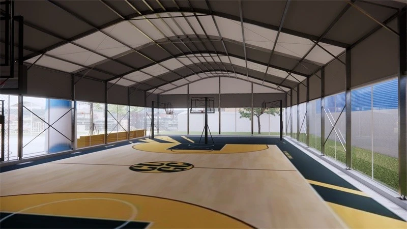 basketball pitch tent